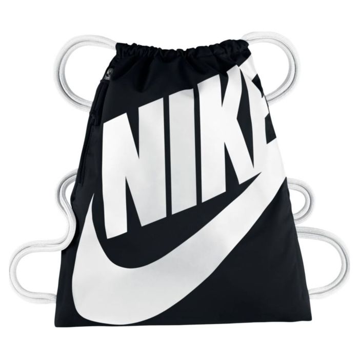 Сумка-мешок Nike Heritage Gym с одним отделением на шнуре черная BA5351-011 