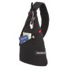 Рюкзак однолямочный Swissgear SA18302130 (7 л) городской швейцарский черный - Рюкзак однолямочный Swissgear SA18302130 (7 л) городской швейцарский черный