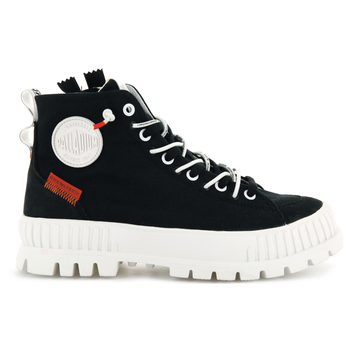 Ботинки Palladium PALLASHOCK BACK ZIP 97349-008 высокие черные 