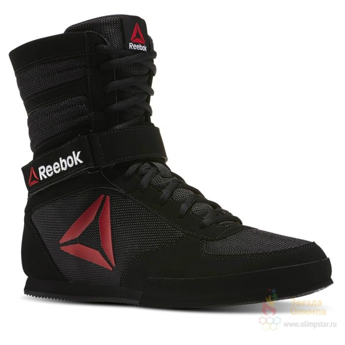 Боксерки мужские Reebok Boxing Boot- Buck BD1347 для единоборств спортивные черные 