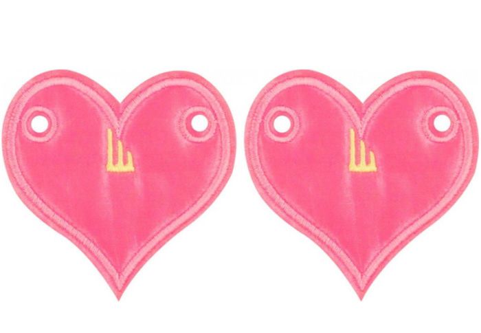 Аксессуары для кед крылья усы Awareness Baby Pink Heart Lace 10116 розовые 