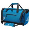 Сумка спортивная Asics Core Holdall на молнии для тренировок синяя 0819 - Сумка спортивная Asics Core Holdall на молнии для тренировок синяя 0819