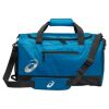 Сумка спортивная Asics Core Holdall на молнии для тренировок синяя 0819 - Сумка спортивная Asics Core Holdall на молнии для тренировок синяя 0819