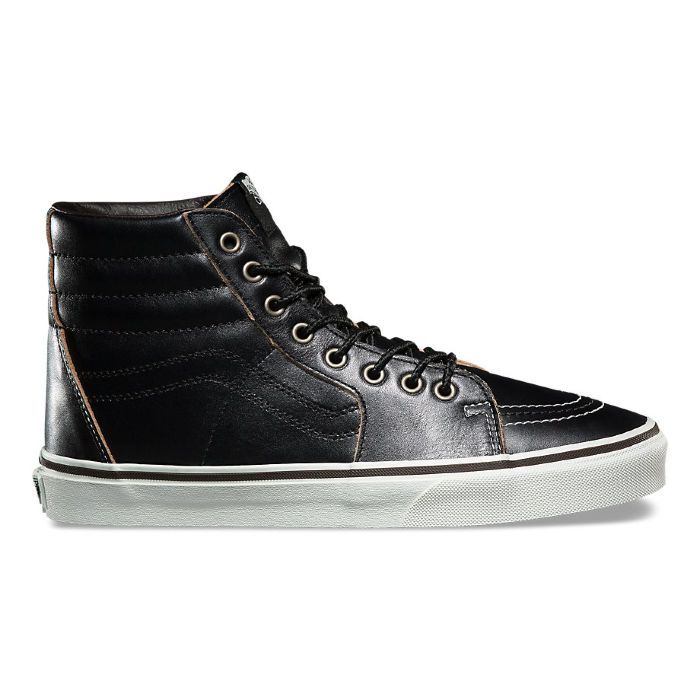 Кожаные кеды Vans SK8-HI GROUNDBREAK VA38GEOE6 черные 