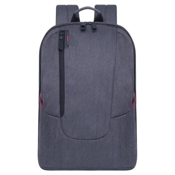 Рюкзак молодежный GRIZZLY мужской c отделением для ноутбука RU-820-1/3 черный - красный 