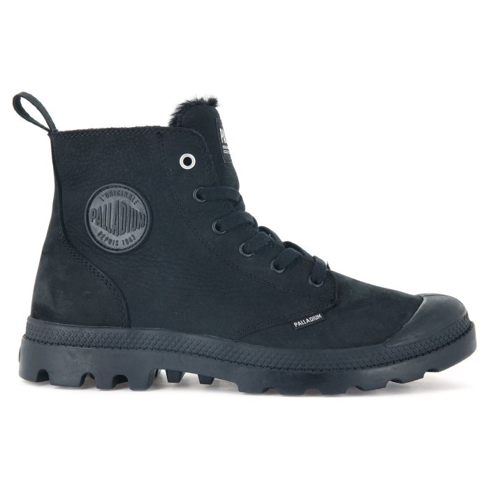 Ботинки Palladium Pampa Hi Zip Wl 05982-010 высокие черные 