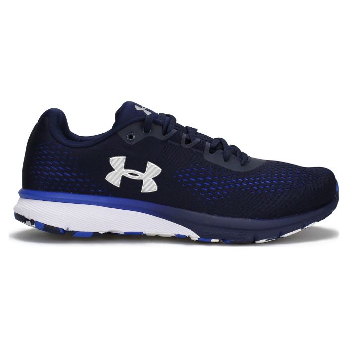 Кроссовки мужские Under Armour Ua Charged Spark Midnight Navy / Team Royal / Metallic Silver 3021646-400 низкие текстильные синие 