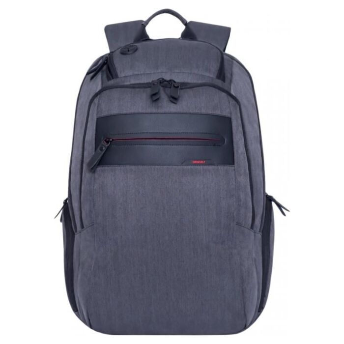 Рюкзак молодежный GRIZZLY мужской c отделением для ноутбука RU-820-2/3 черный - красный 