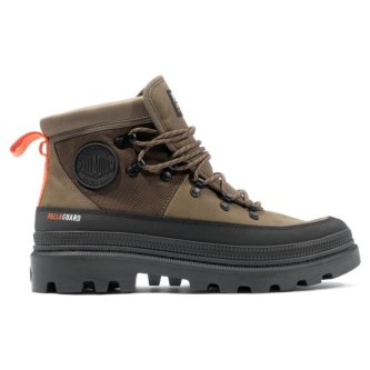 Ботинки Palladium Pallatrooper Hkr Wp+ 08554-325 высокие оливковые