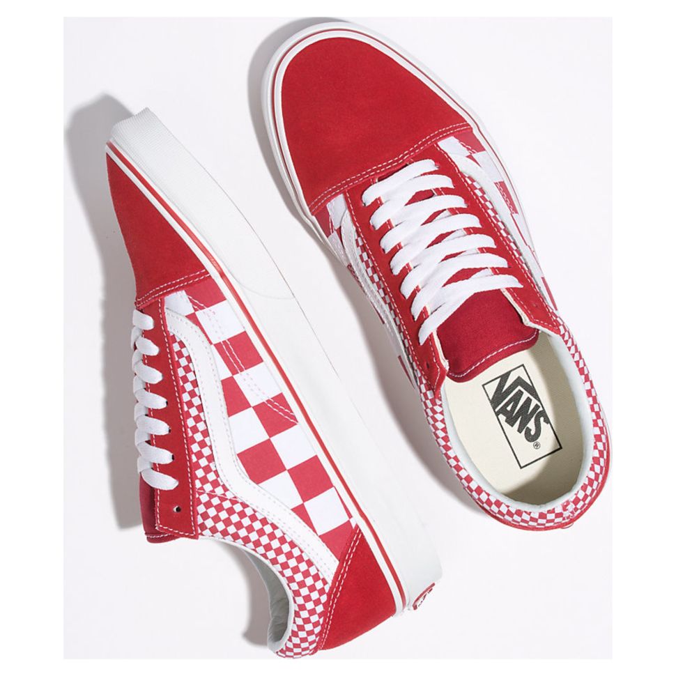 Mix checker vans old skool discount