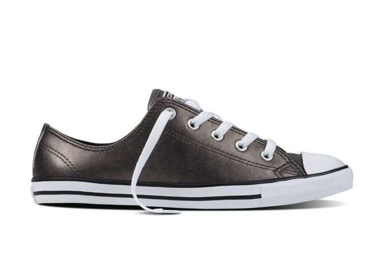 Converse chuck taylor dainty leather white sales