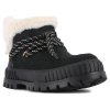 Ботинки Palladium Pallashock Lo Hiver 99516-008 высокие с отворотом черные - Ботинки Palladium Pallashock Lo Hiver 99516-008 высокие с отворотом черные