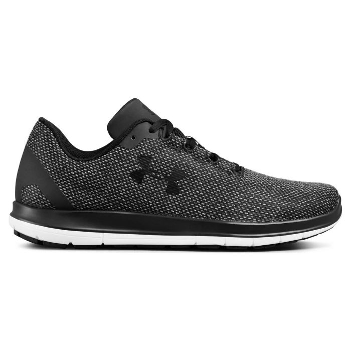 Кроссовки мужские Under Armour Ua Remix Fw18 Black / Steel / Black 3020345-001 низкие текстильные черные 
