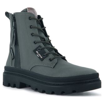 Ботинки женские Palladium Pallatrooper Zip Tx 97208-309 высокие серые