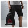 Сумка-мешок Reebok ONE Series с одним отделением черный AO0397 - Сумка-мешок Reebok ONE Series с одним отделением черный AO0397