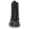 Ботинки женские Wrangler Spike Mid Wl02560-062 кожаные черные - Ботинки женские Wrangler Spike Mid Wl02560-062 кожаные черные