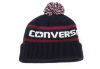 Шапка Converse Jacquard Pom Watchcap 527666 темно-синяя - Шапка Converse Jacquard Pom Watchcap 527666 темно-синяя