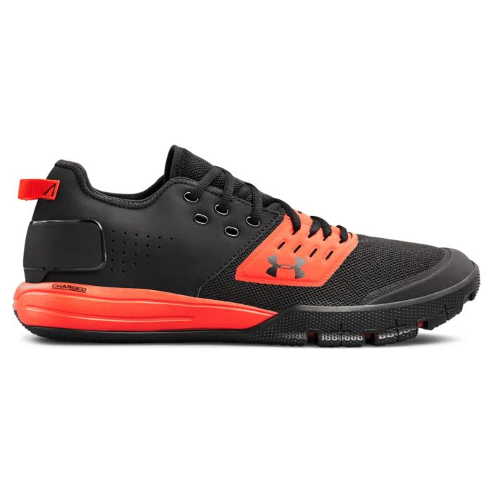 Кроссовки мужские Under Armour Ua Limitless 4.0 Black / Radio Red / Black 3020548-002 низкие текстильные черные 