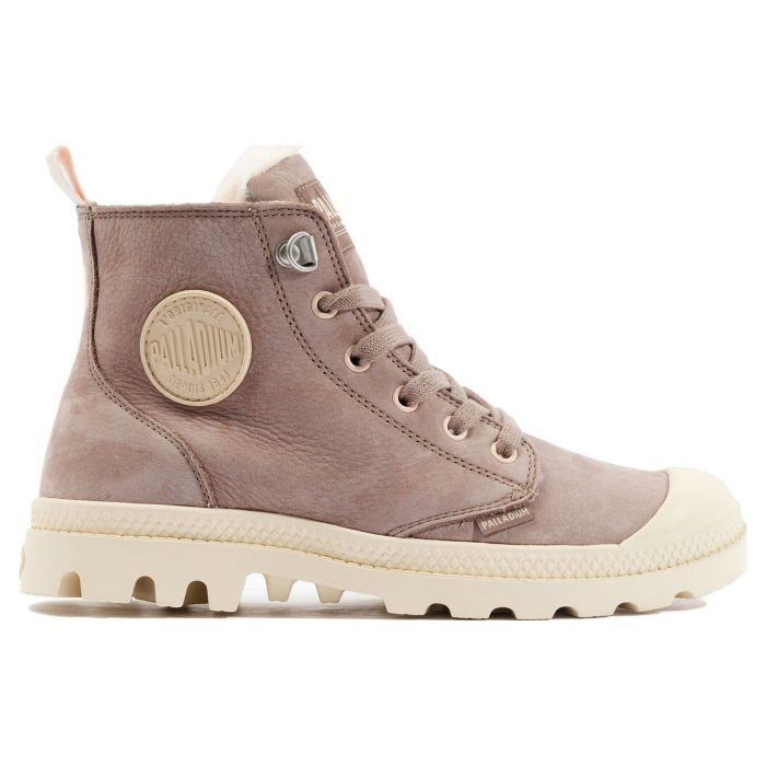 Ботинки женские Palladium Pampa Hi Zip Wl 95982-212 высокие коричневые 