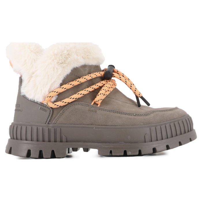 Ботинки Palladium Pallashock Lo Hiver 99516-281 высокие с отворотом серые 