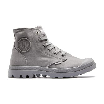 Ботинки Palladium Mono Chrome 73089-297 высокие серо-бежевые