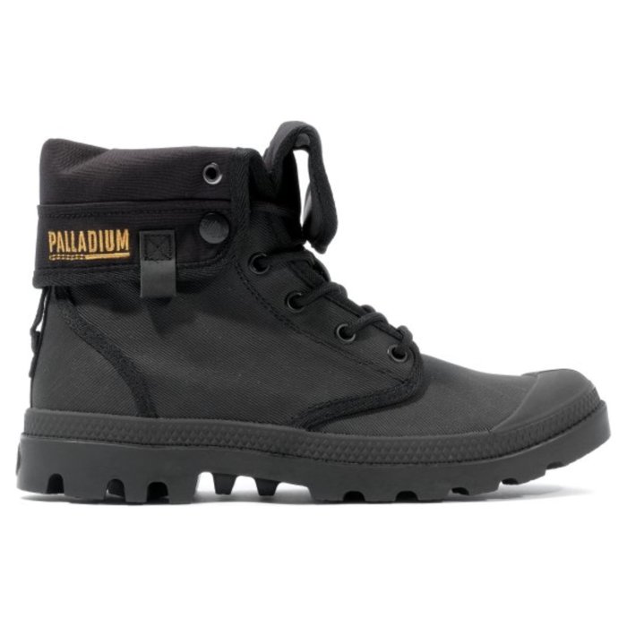 Ботинки Palladium BAGGY COATED 74315-008 высокие с отворотом черные 