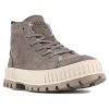 Ботинки Palladium Shock Lth Zip Warm 74353-281 высокие серые - Ботинки Palladium Shock Lth Zip Warm 74353-281 высокие серые