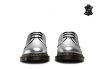 Кожаные женские ботинки Dr.Martens 1461 MET STANDARD 22960040 серебристые - Кожаные женские ботинки Dr.Martens 1461 MET STANDARD 22960040 серебристые
