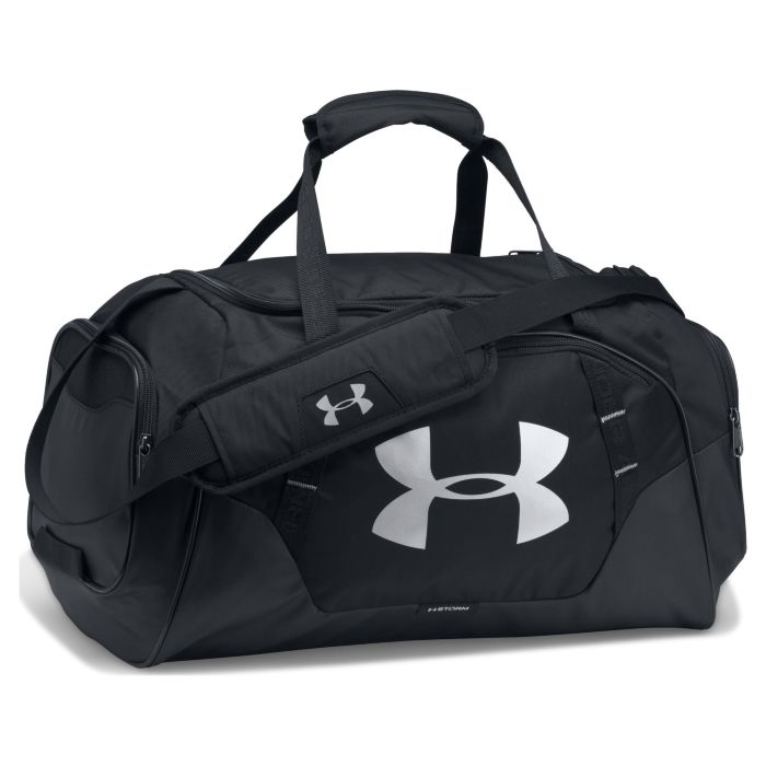 Сумка спортивная Under Armour Undeniable 3.0 Large (82 л) водонепроницаемая с карманом для обуви черная 1300216-001 