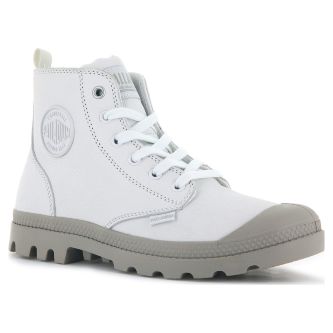 Ботинки женские Palladium Pampa Hi Zip Sl 97224-116 кожаные белые