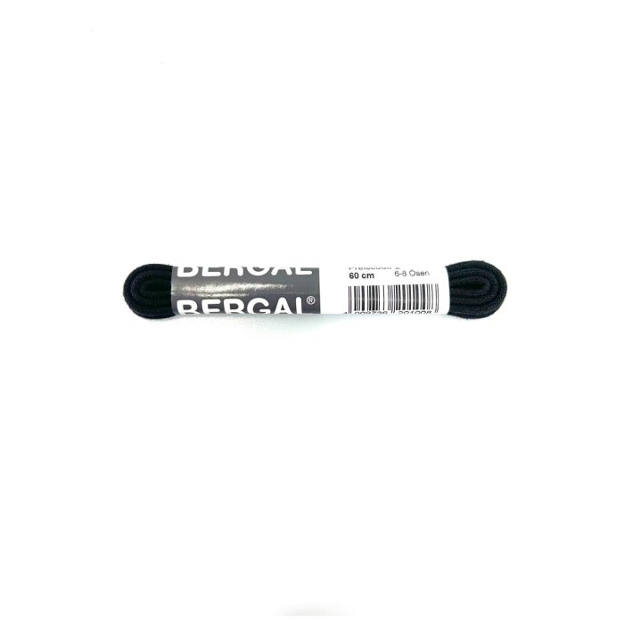Шнурки Bergal 8201000 круглые тонкие 60 см. черные 