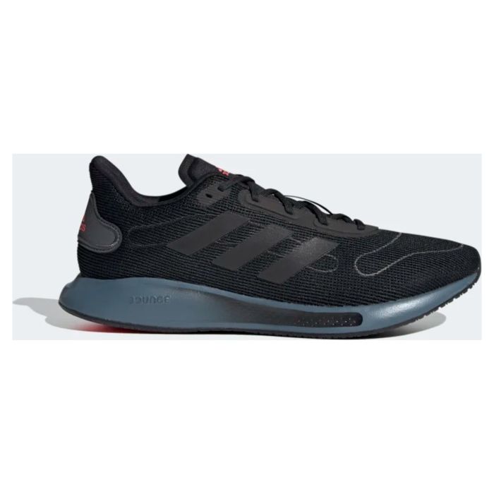 Кроссовки мужские Adidas Galaxar Run M Cblack/Cblack/Legblu EG5400 текстильные для бега черные 