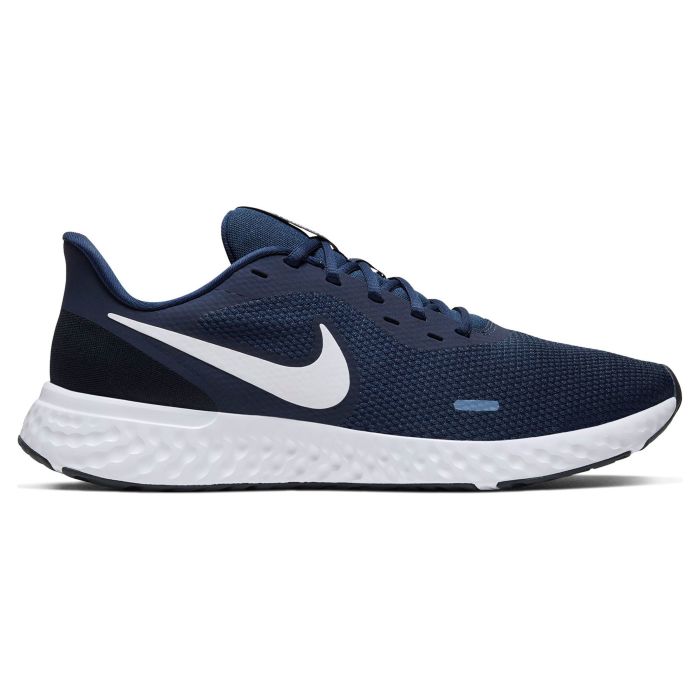 Кроссовки мужские Nike Revolution 5 BQ3204-400 текстильные для бега синие 