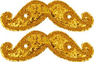 Аксессуары для кед крылья усы Coldwater Canyon Gold Sparkle Lace 11712 золотые