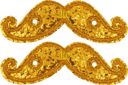 Аксессуары для кед крылья усы Coldwater Canyon Gold Sparkle Lace 11712 золотые