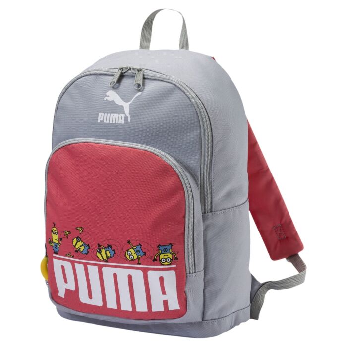 Рюкзак детский Puma Minions женский детский на молнии серый 7504102 