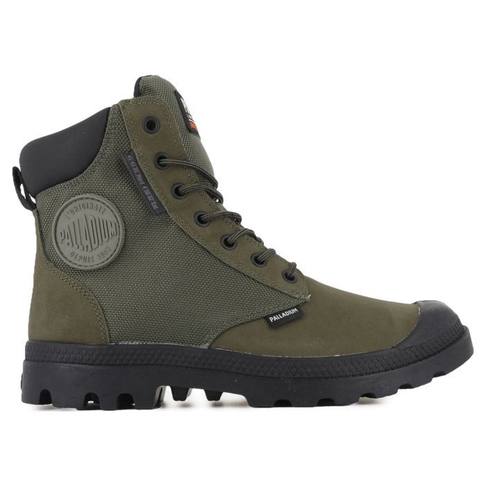 Ботинки Palladium Pampa Sc Wpn U-S 77235-325 высокие зеленые 
