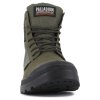 Ботинки Palladium Pampa Sc Wpn U-S 77235-325 высокие зеленые - Ботинки Palladium Pampa Sc Wpn U-S 77235-325 высокие зеленые