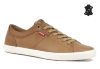 Кожаные мужские кеды Levis Woods 225826/794-27 коричневые - Кожаные мужские кеды Levis Woods 225826/794-27 коричневые