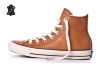 Зимние кожаные кеды Converse (конверс) Chuck Taylor All Star 132128 рыжие - Зимние кожаные кеды Converse (конверс) Chuck Taylor All Star 132128 рыжие