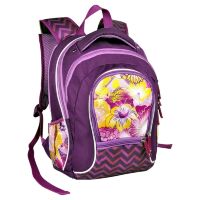 Школьный рюкзак Erich Krause 5-6 класс для девочек Mistic Flowers фиолетовый