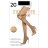 Гольфы женские Innamore Velato 20 эластичные черные, (2 пары) (Velato 20 nero 3)