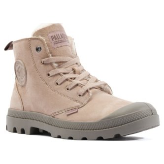 Ботинки Palladium Pampa Hi Zip Wl 05982-297 высокие бежевые