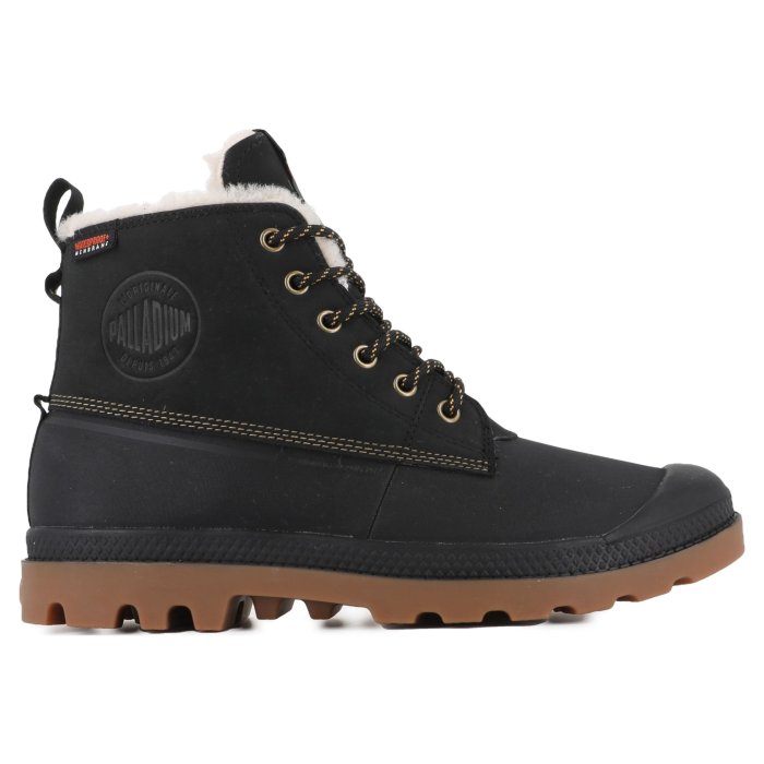 Ботинки Palladium Pampa Duck Wl Wp+ 79547-008 высокие черные 