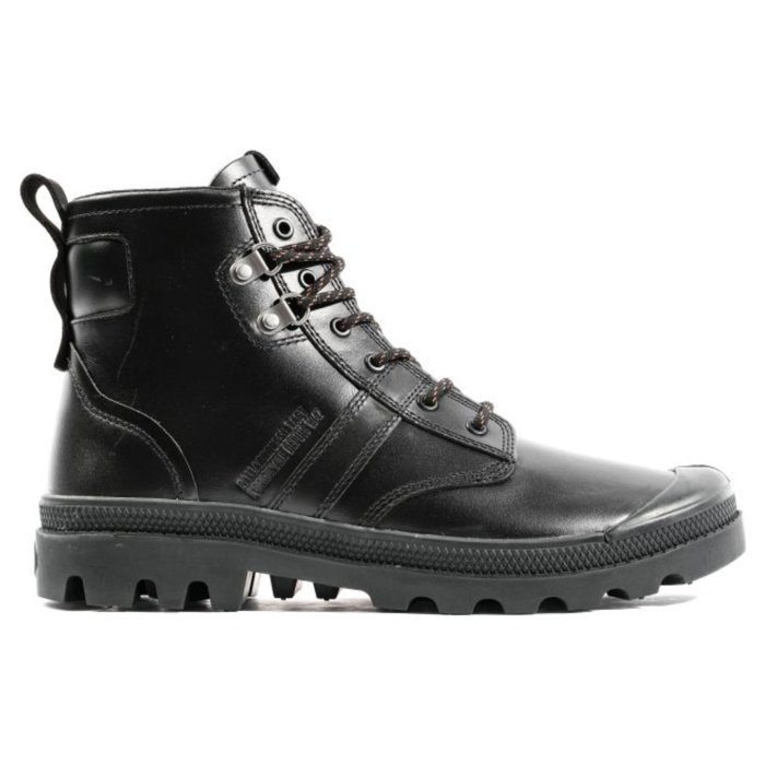 Ботинки мужские Palladium Pallabrousse Tact Leather 08837-008 кожаные черные 
