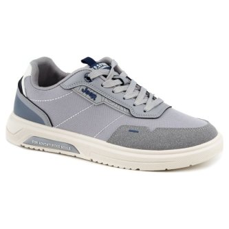 Кроссовки мужские Jeep DETROIT PM41230A-055 текстильные серые