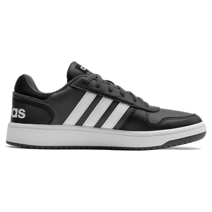 Кроссовки мужские Adidas Hoops 2.0 FY8626 кожаные черные 