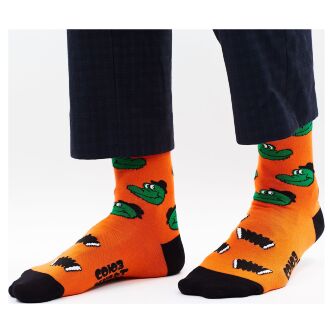 Носки St. Friday Друг Чебурашки хлопковые оранжевые
