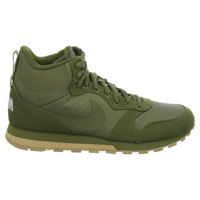 Кроссовки мужские Nike Men&#039;S Nike Md Runner 2 Mid Premium Shoe 844864-300 высокие зеленые 