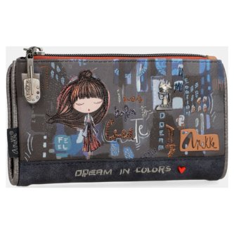 Кошелек Anekke женский на молнии с отделением для карточек 37809-907